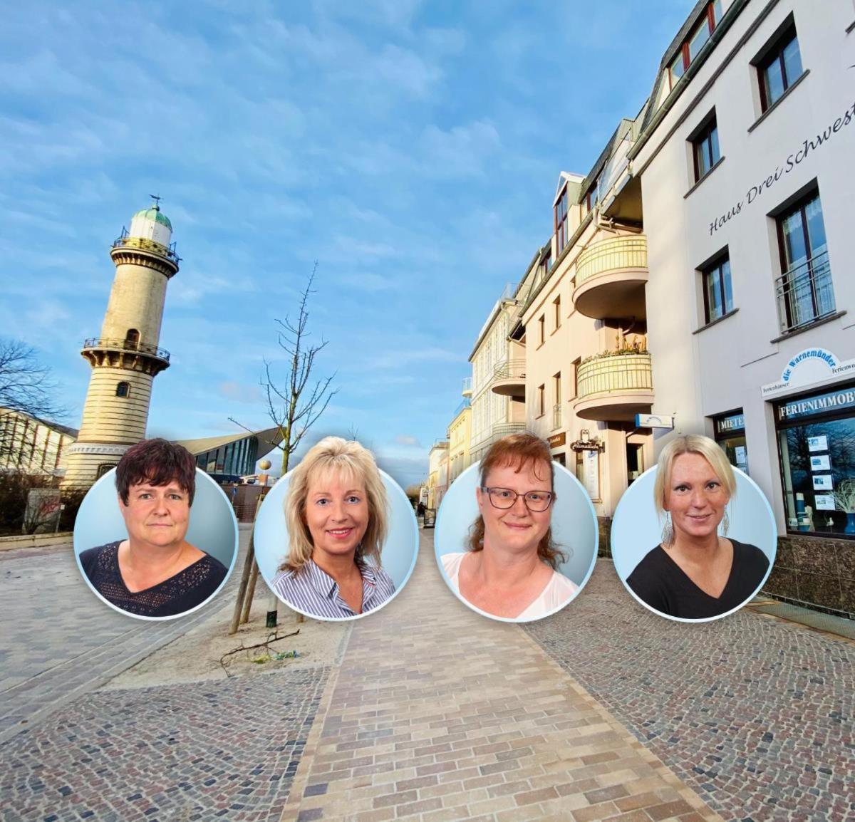 Haus Drei Schwestern, Traumblick Rostock Dış mekan fotoğraf